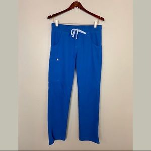 Figs Royal Blue Kade Cargo Scrub Pants